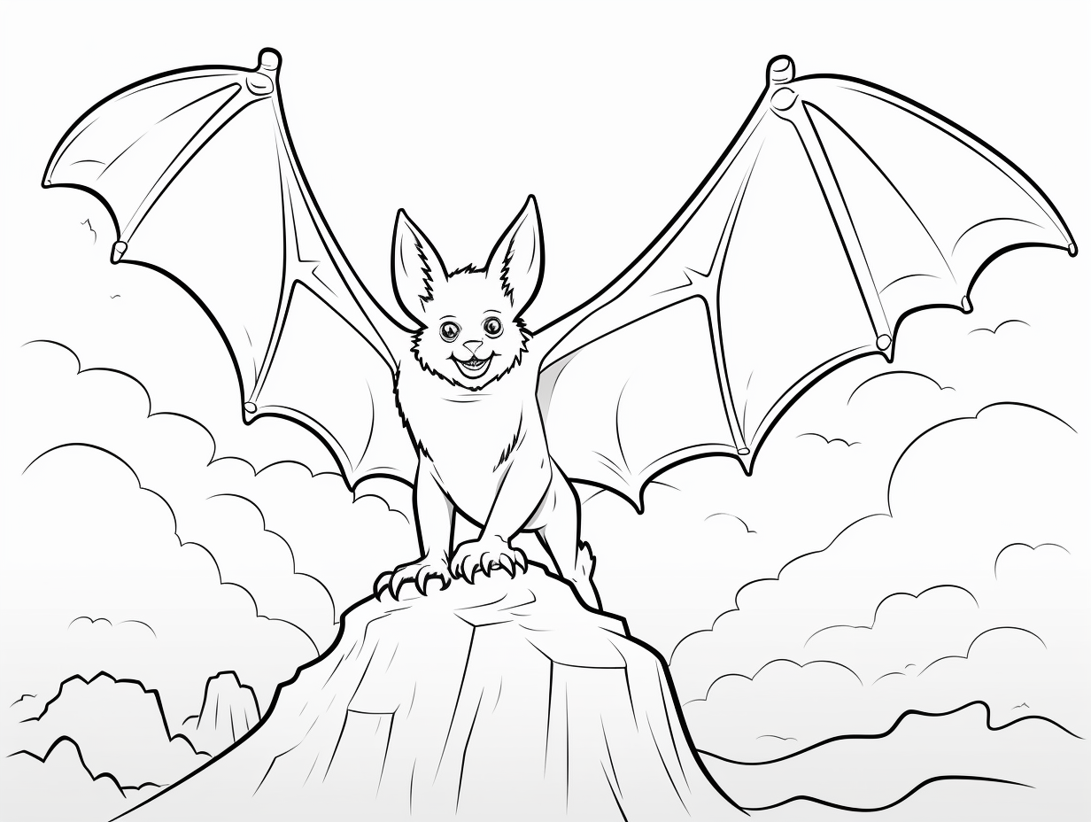 Bat Coloring Pages For Adults Top Free Printable Designs