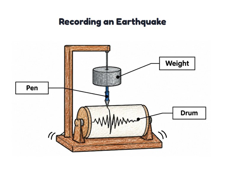 Recording an Earthquake worksheet (Easy, Pre-K–K)