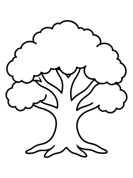 Free printable Oak Of Mamre For Little Kids coloring page