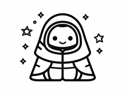 Printable Blanket Coloring Sheet - Coloring Page