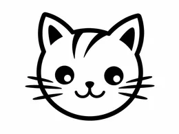 Cat: Friendly Little Kitten Face