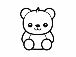 Little Bear Sitting Still