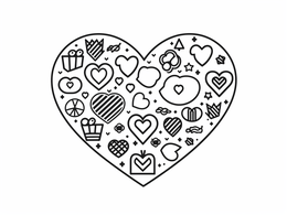 Valentine'S Day Hearts coloring pages