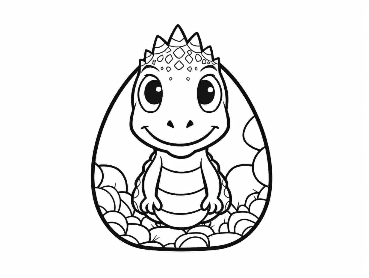 Dinosaur Egg Coloring Pages Top 30 Free Printable Designs