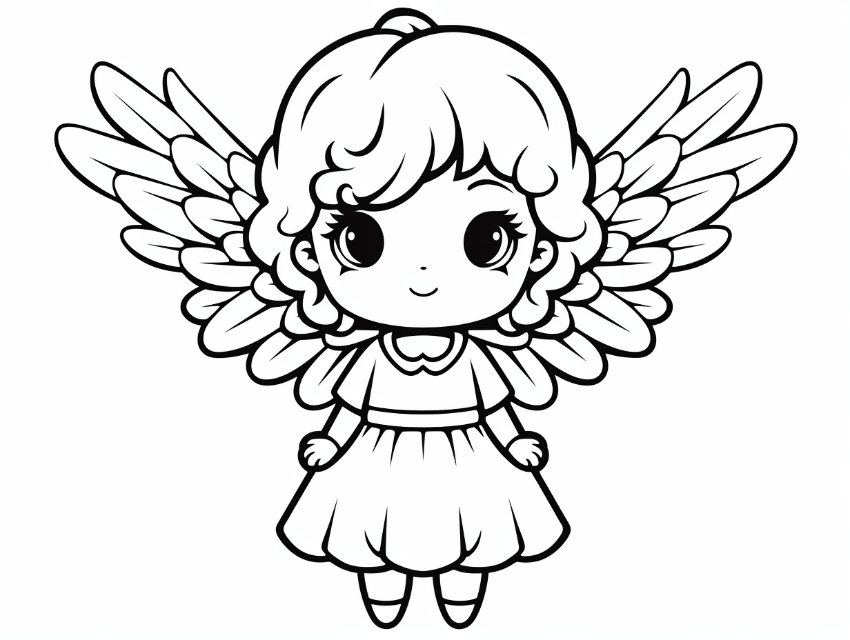 Angel Coloring Sheet - Coloring Page