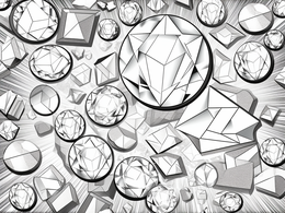 Printable Jewels To Color - Coloring Page