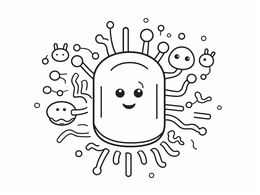 Meet The Bacteria Coloring Page - Coloring Page