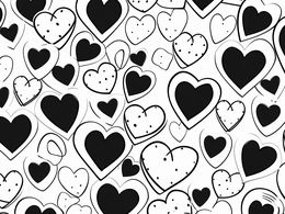 Free printable Be Mine Valentine Heart coloring page