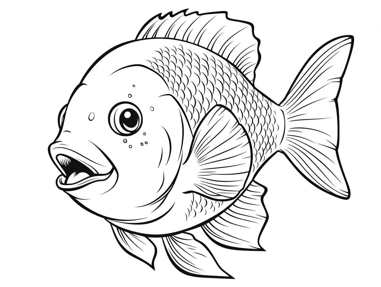 Bluegill Coloring Pages: Top 72 Free Printable Designs