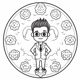 Free printable Boss's Day Coloring Extravaganza coloring page