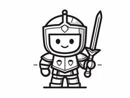 Knight: Brave Little Warrior Standing Tall