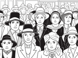 Free printable Brave Suffragettes To Color coloring page