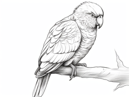 Rainbow Lorikeet Coloring Page - Coloring Page