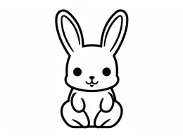 Little Bunny Sitting Still