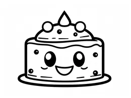 Cake: Cheerful Frosted Birthday Treat
