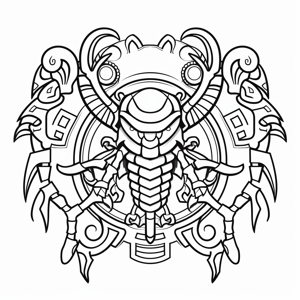 Tatouage Scorpion Mandala
