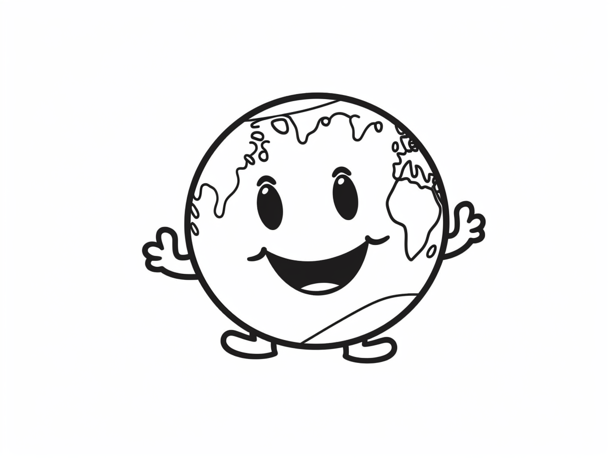 Caring For Our Planet Coloring Sheet - Coloring Page