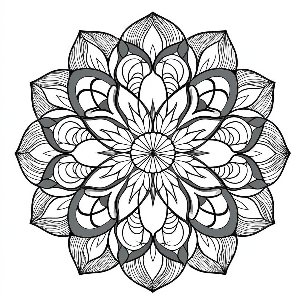 Celebrate Diversity Mandala Coloring Page - Coloring Page