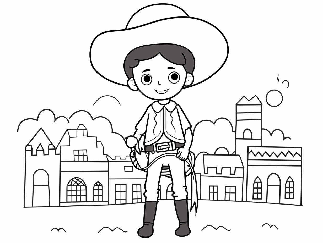 Charro Days Coloring Adventure - Coloring Page