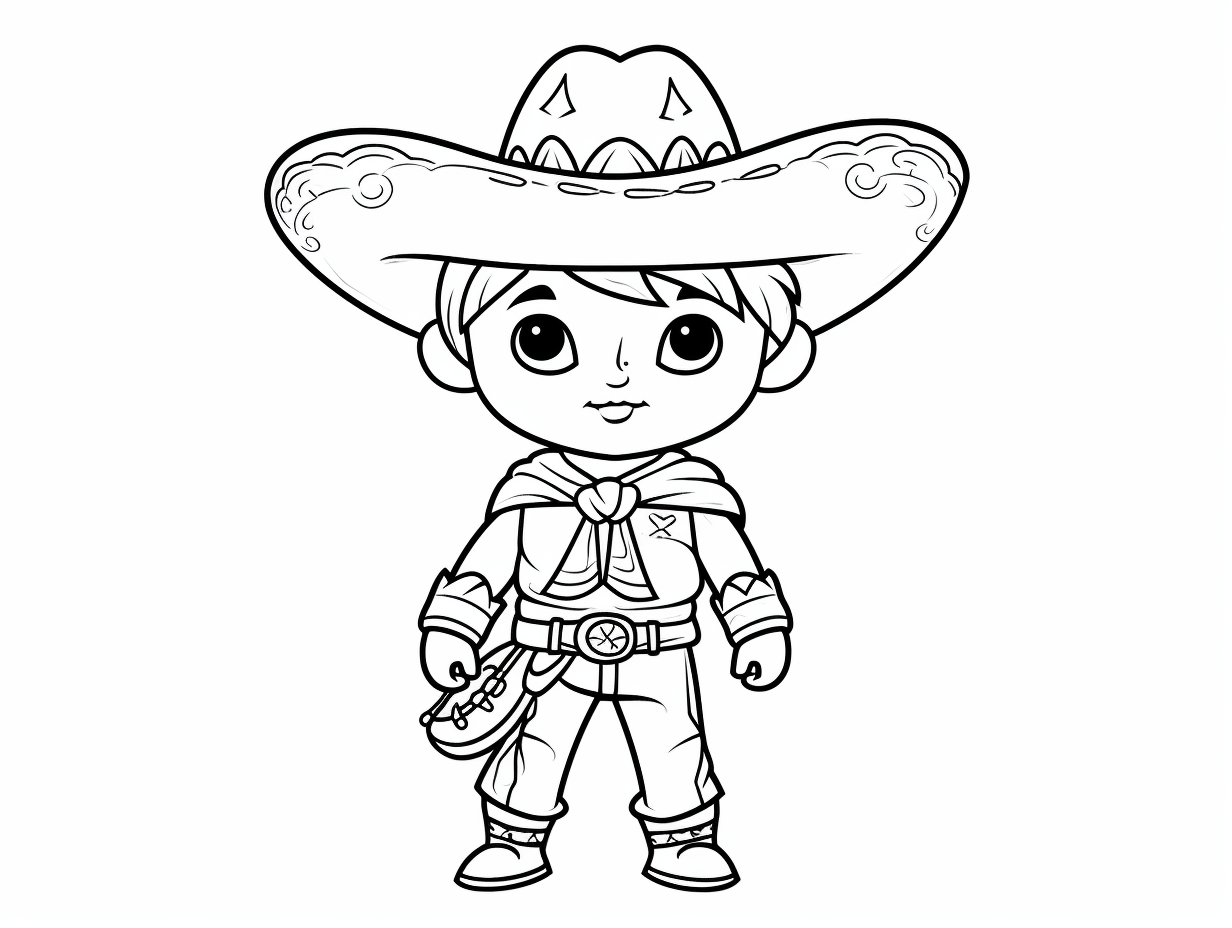Charro Days Heritage Coloring Coloring Page Charro Days Heritage Coloring Coloring Page