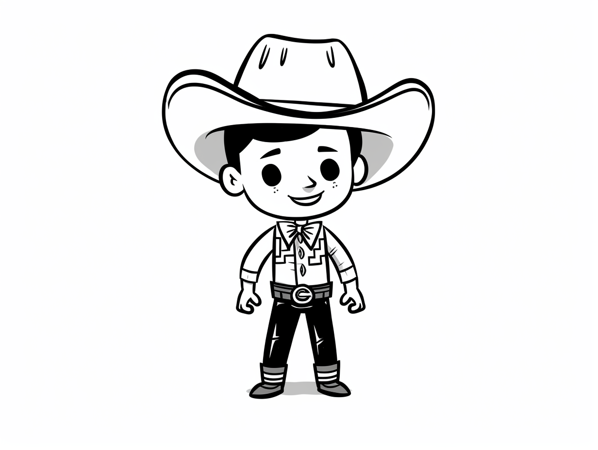 Charro Days Style Coloring Page - Coloring Page