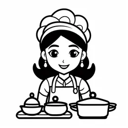 Chef: Young Baker Preparing A Tasty Meal