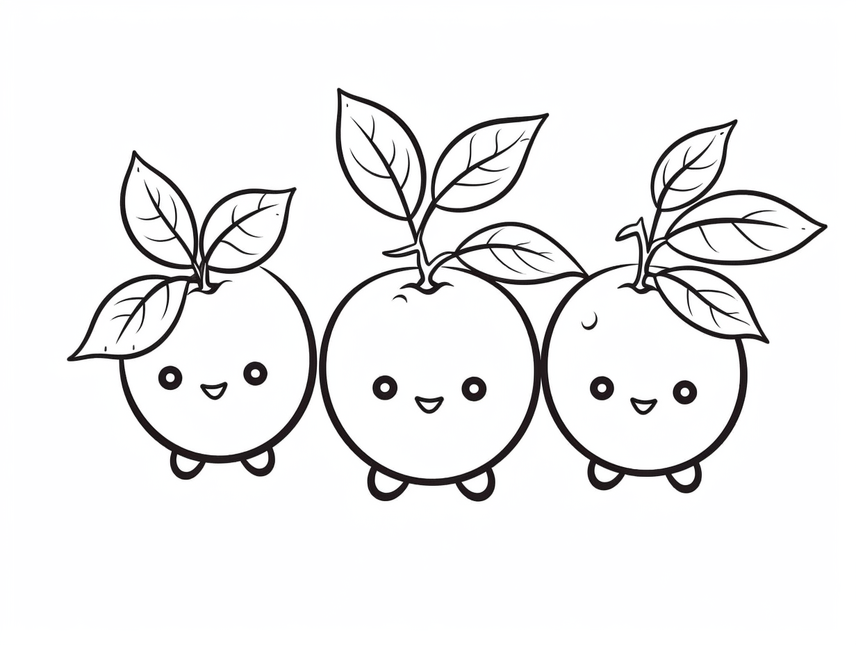 Citrus Lemon Coloring - Coloring Page