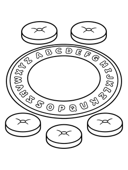 Free printable Classroom Circle Time Alphabet Rug coloring page