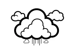 Soft Rain Falling From Clouds