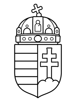 Free printable Coat Of Arms Of Hungary coloring page