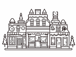 Free printable Color The Joy Of Santa's Workshop coloring page