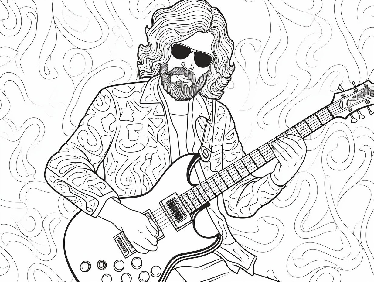 illustration of Color your way to rock-star status