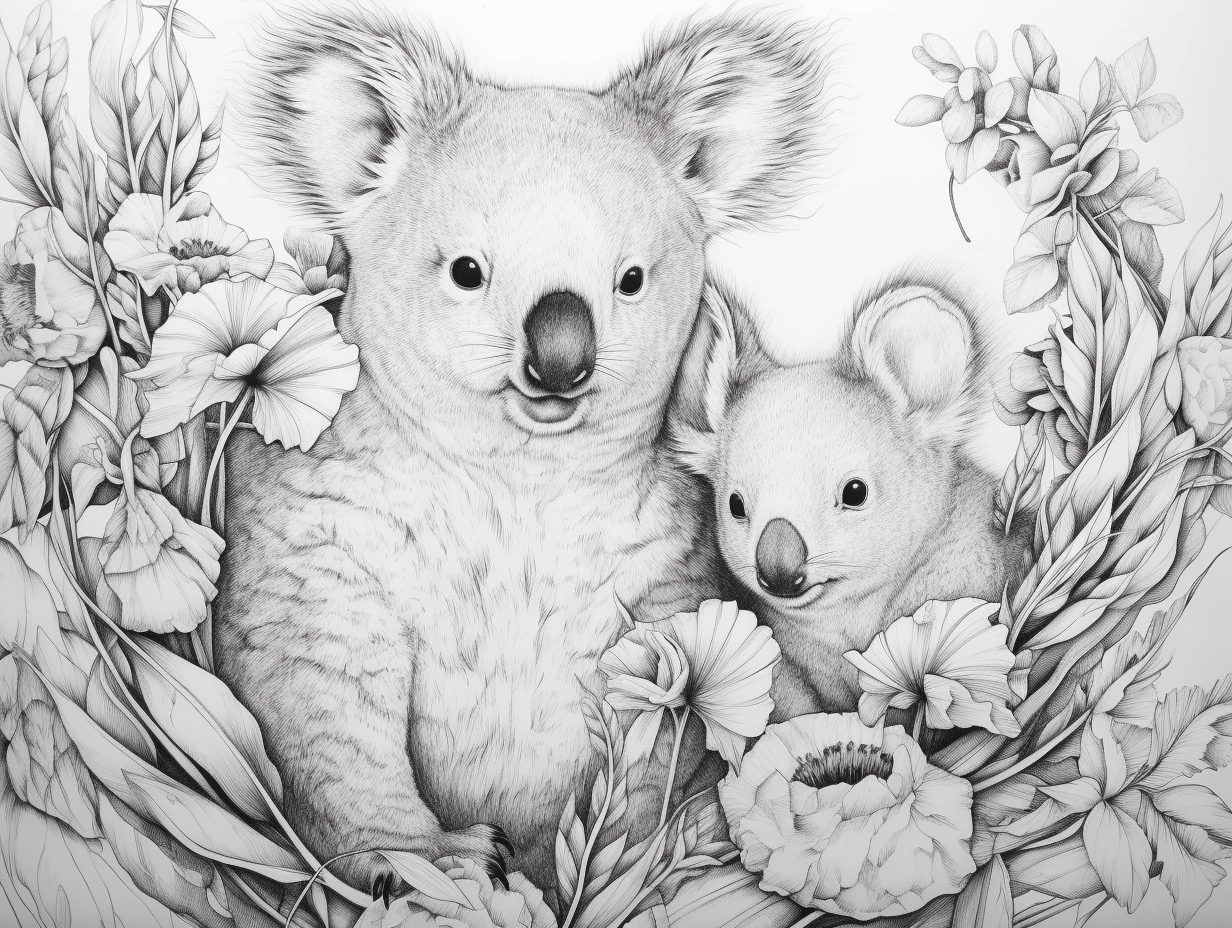 illustration of Colorful Aussie creatures