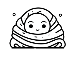 Printable Blanket Coloring Sheet - Coloring Page