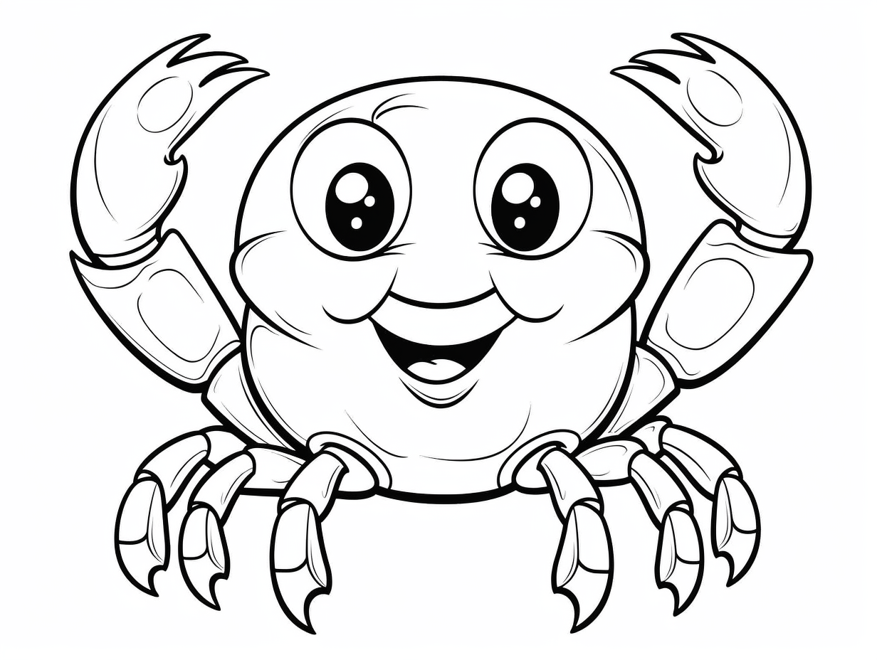 illustration of Colorful crab