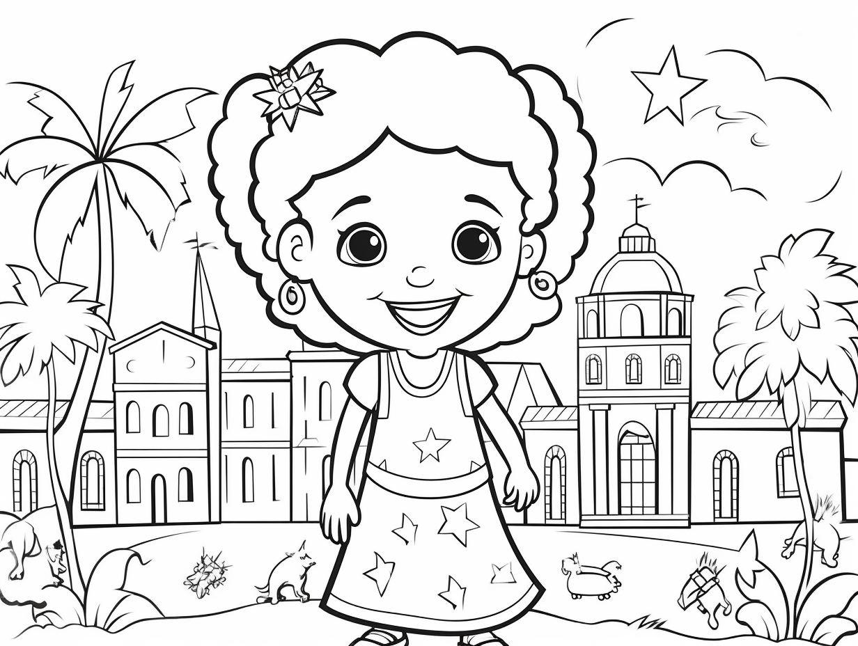 Dominican Republic Coloring Pages
