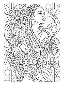 Free printable Intricate Braids And Mandala Patterns coloring page