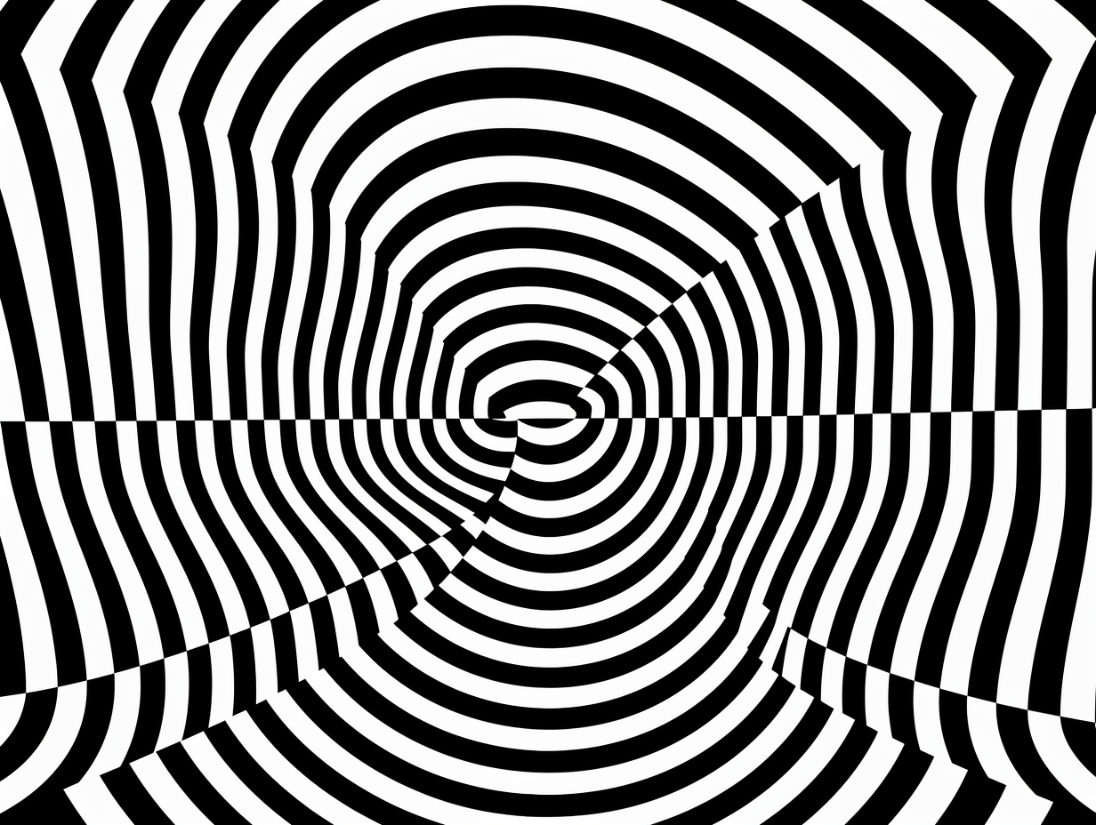 Creative Optical Illusion Coloring Coloring Page