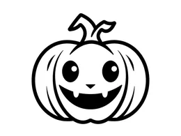 Cute Jack O Lantern: Little Pumpkin With A Big Grin