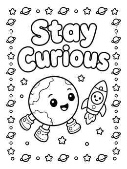 Free printable Cute Pluto In Space Boots coloring page