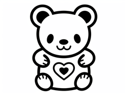 Valentine'S Day Teddy Bear coloring pages