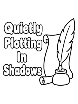 Free printable Quill, Ink Pot And Ancient Scroll coloring page