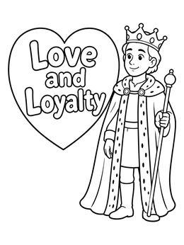 Free printable Prince Jonathan In Royal Robes coloring page