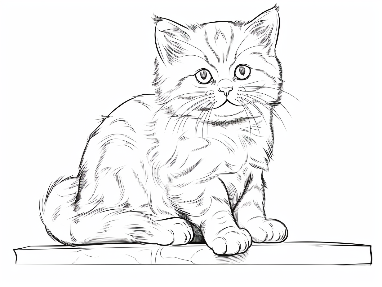 How To Color A Kitten