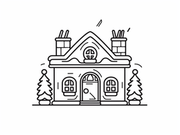 Free printable Delightful Santa's Workshop Coloring coloring page