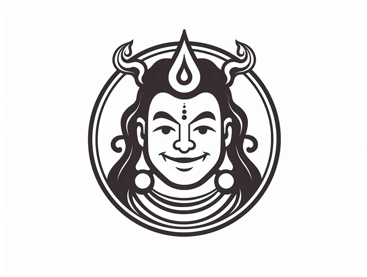 Divine Lord Shiva Coloring Page - Coloring Page