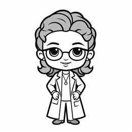 Friendly Doctor Wearing Round Glasses