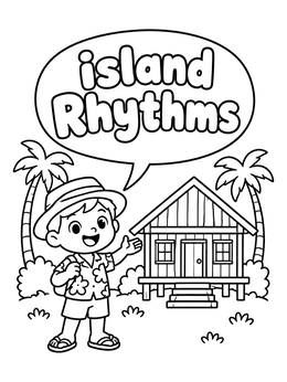 Free printable Boy By Island Country House coloring page