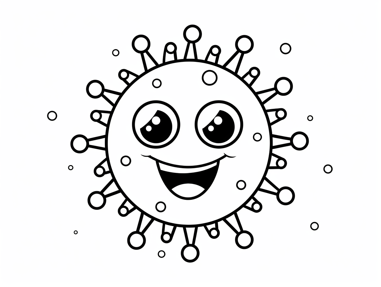Easy Immune System Coloring Page - Coloring Page