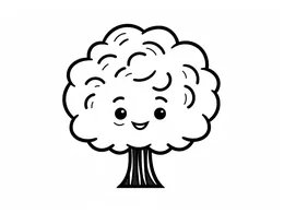 Friendly Little Tree With Big Smile